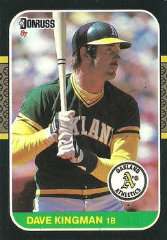 #425 Dave Kingman - Oakland Athletics - 1987 Donruss Baseball