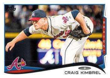 #425a Craig Kimbrel - Atlanta Braves - 2014 Topps Baseball
