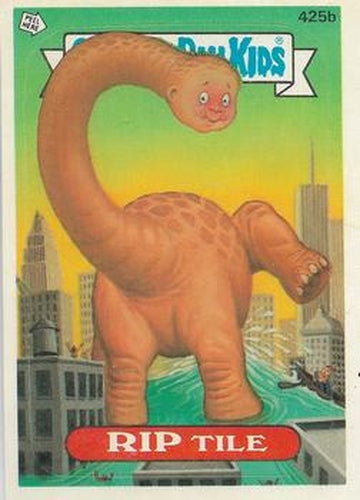 #425b Rip Tile - 1987 Topps Garbage Pail Kids Series 11