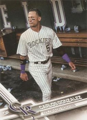 #425b Carlos Gonzalez - Colorado Rockies - 2017 Topps Baseball
