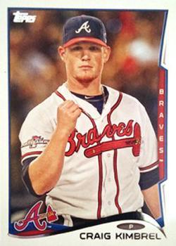 #425b Craig Kimbrel - Atlanta Braves - 2014 Topps Baseball