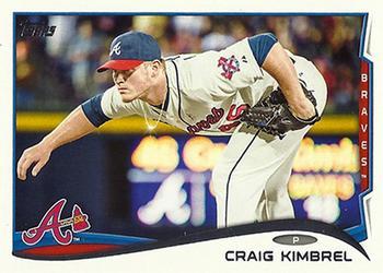 #425c Craig Kimbrel - Atlanta Braves - 2014 Topps Baseball