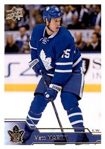 #426 Matt Martin - Toronto Maple Leafs - 2016-17 Upper Deck Hockey