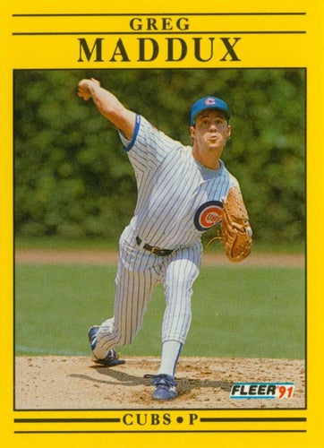 #426 Greg Maddux - Chicago Cubs - 1991 Fleer Baseball
