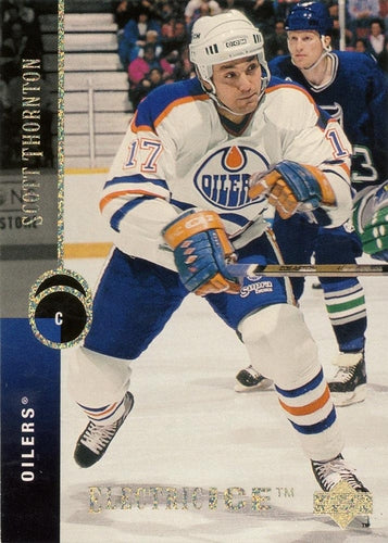 #426 Scott Thornton - Edmonton Oilers - 1994-95 Upper Deck Hockey - Electric Ice