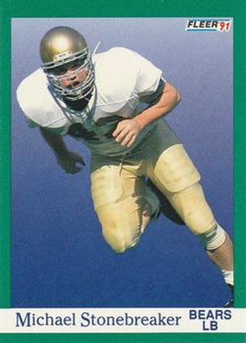 #426 Michael Stonebreaker - Chicago Bears - 1991 Fleer Football