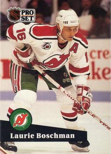 #426 Laurie Boschman - 1991-92 Pro Set Hockey