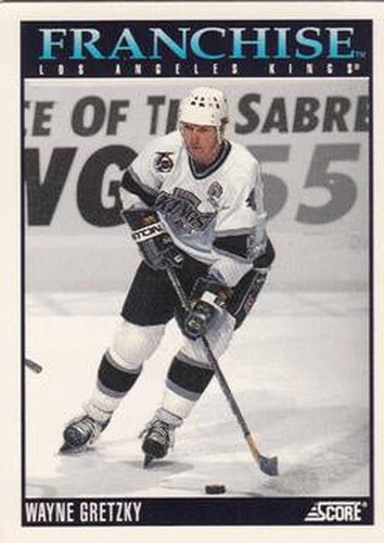 #426 Wayne Gretzky - Los Angeles Kings - 1992-93 Score USA Hockey