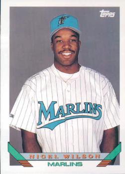 #426 Nigel Wilson - Florida Marlins - 1993 Topps Baseball