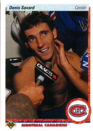#426 Denis Savard - Montreal Canadiens - 1990-91 Upper Deck Hockey