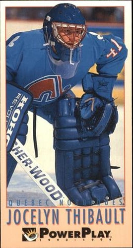 #426 Jocelyn Thibault - Quebec Nordiques - 1993-94 Fleer PowerPlay Hockey