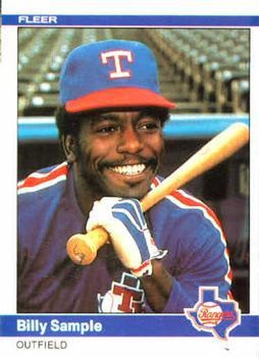 #426 Billy Sample - Texas Rangers - 1984 Fleer Baseball