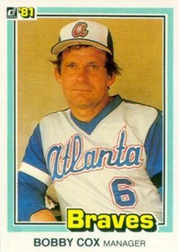 #426 Bobby Cox - Atlanta Braves - 1981 Donruss Baseball