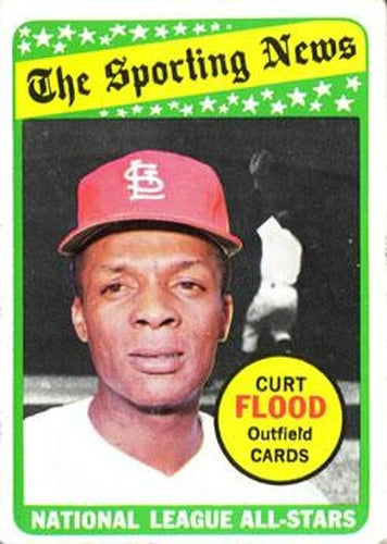 #426 Curt Flood - St. Louis Cardinals - 1969 Topps Baseball