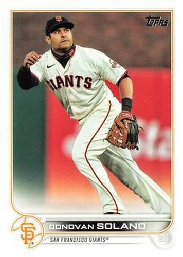 #426 Donovan Solano - San Francisco Giants - 2022 Topps Baseball