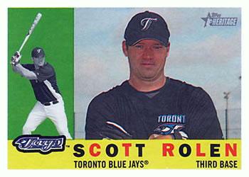 #426 Scott Rolen - Toronto Blue Jays - 2009 Topps Heritage Baseball