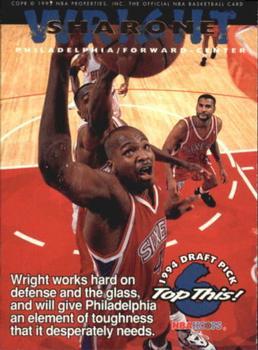 #426 Sharone Wright / Calbert Cheaney - Philadelphia 76ers / Washington Bullets - 1994-95 Hoops Basketball
