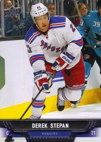 #426 Derek Stepan - New York Rangers - 2013-14 Upper Deck Hockey