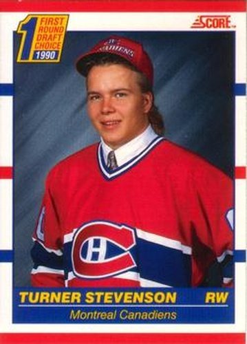 #426 Turner Stevenson - Montreal Canadiens - 1990-91 Score Canadian Hockey