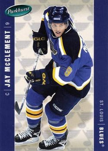 #426 Jay McClement - St. Louis Blues - 2005-06 Parkhurst Hockey