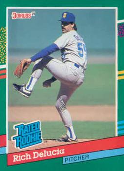 #426 Rich DeLucia - Seattle Mariners - 1991 Donruss Baseball