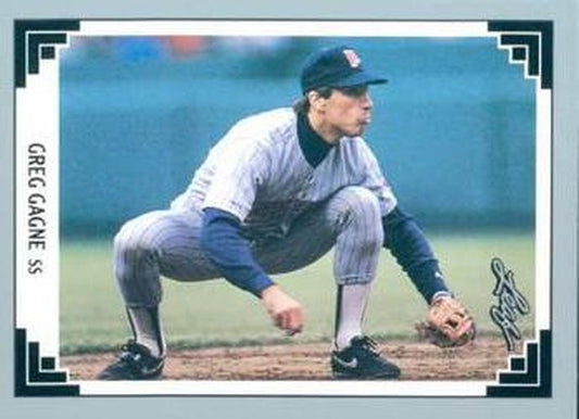 #426 Greg Gagne - Minnesota Twins - 1991 Leaf Baseball