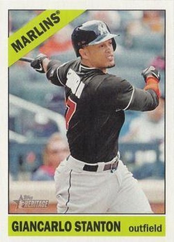 #426c Giancarlo Stanton - Miami Marlins - 2015 Topps Heritage Baseball