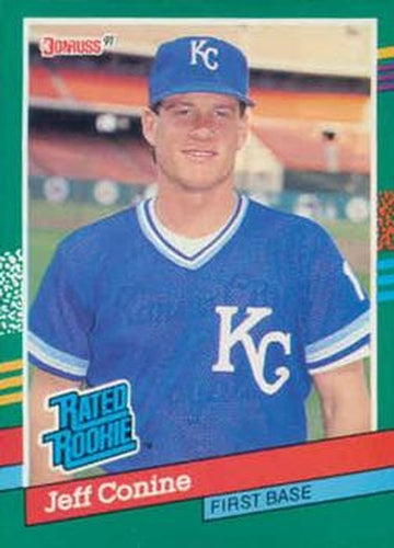 #427 Jeff Conine - Kansas City Royals - 1991 Donruss Baseball