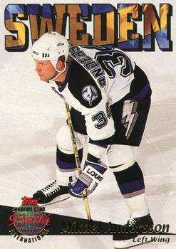 #427 Mikael Andersson - Tampa Bay Lightning - 1993-94 Stadium Club Hockey