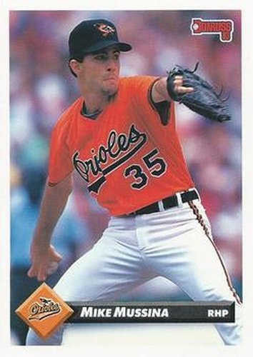 #427 Mike Mussina - Baltimore Orioles - 1993 Donruss Baseball