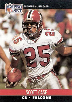 #427 Scott Case - Atlanta Falcons - 1990 Pro Set Football