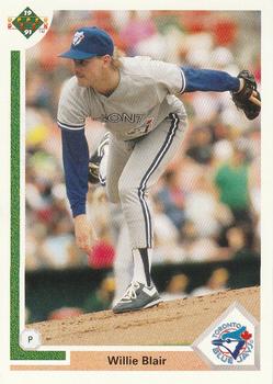 #427 Willie Blair - Toronto Blue Jays - 1991 Upper Deck Baseball