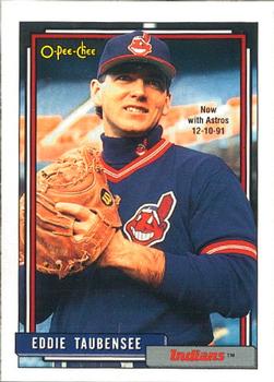 #427 Eddie Taubensee - Houston Astros - 1992 O-Pee-Chee Baseball