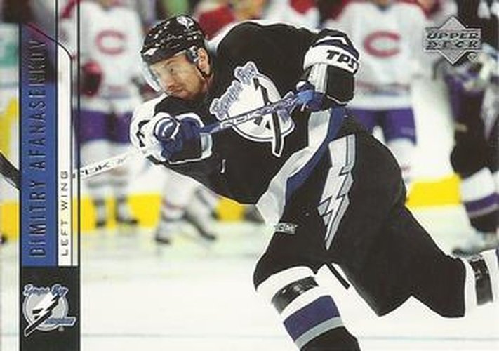 #427 Dimitry Afanasenkov - Tampa Bay Lightning - 2006-07 Upper Deck Hockey