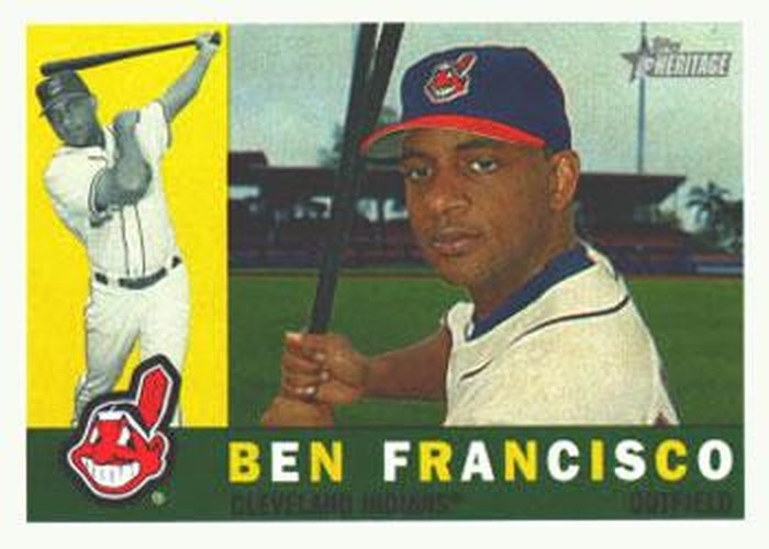 #427 Ben Francisco - Cleveland Indians - 2009 Topps Heritage Baseball