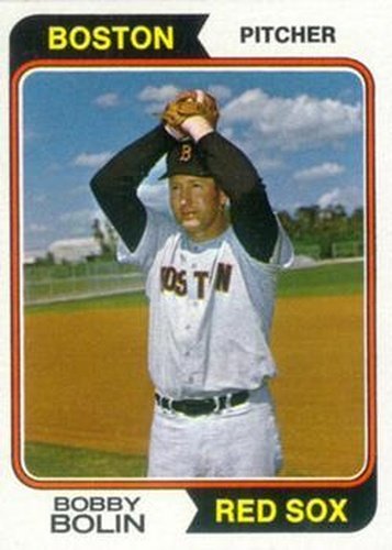 #427 Bobby Bolin - Boston Red Sox - 1974 Topps Baseball