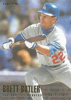 #427 Brett Butler - Los Angeles Dodgers - 1996 Fleer Baseball