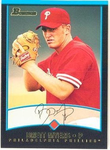 #427 Brett Myers - Philadelphia Phillies - 2001 Bowman Baseball