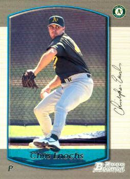 #427 Chris Enochs - Oakland Athletics - 2000 Bowman Baseball