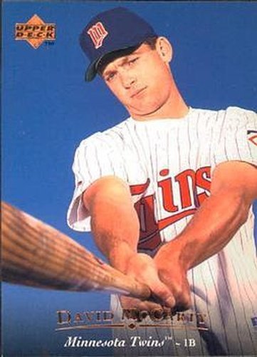 #427 David McCarty - Minnesota Twins - 1995 Upper Deck Baseball