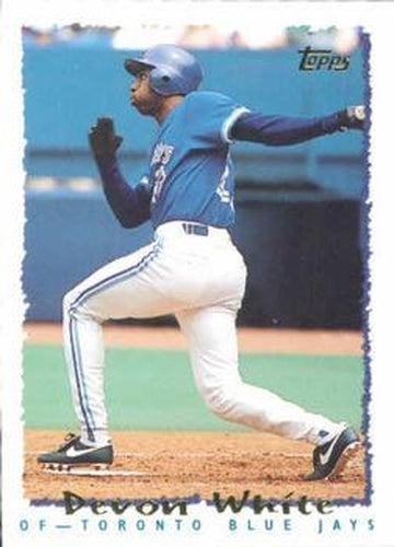 #427 Devon White - Toronto Blue Jays - 1995 Topps Baseball