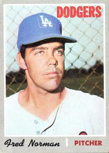 #427 Fred Norman - Los Angeles Dodgers - 1970 Topps Baseball