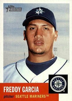 #427 Freddy Garcia - Seattle Mariners - 2002 Topps Heritage Baseball