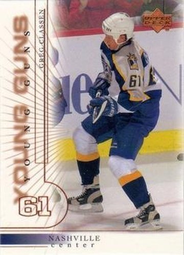 #427 Greg Classen - Nashville Predators - 2000-01 Upper Deck Hockey