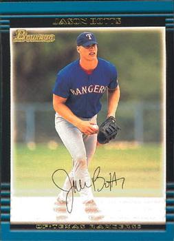 #427 Jason Botts - Texas Rangers - 2002 Bowman Baseball