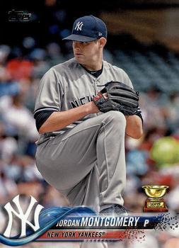 #427 Jordan Montgomery - New York Yankees - 2018 Topps Baseball