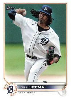 #427 Jose Urena - Detroit Tigers - 2022 Topps Baseball