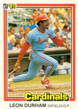 #427 Leon Durham - St. Louis Cardinals - 1981 Donruss Baseball