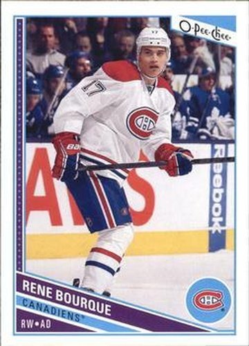 #427 Rene Bourque - Montreal Canadiens - 2013-14 O-Pee-Chee Hockey