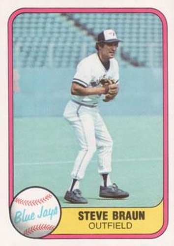 #427 Steve Braun - Toronto Blue Jays - 1981 Fleer Baseball